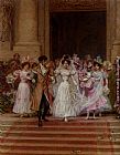 Frederick Hendrik Kaemmerer Famous Paintings - The Wedding, Church Of St. Roch, Paris